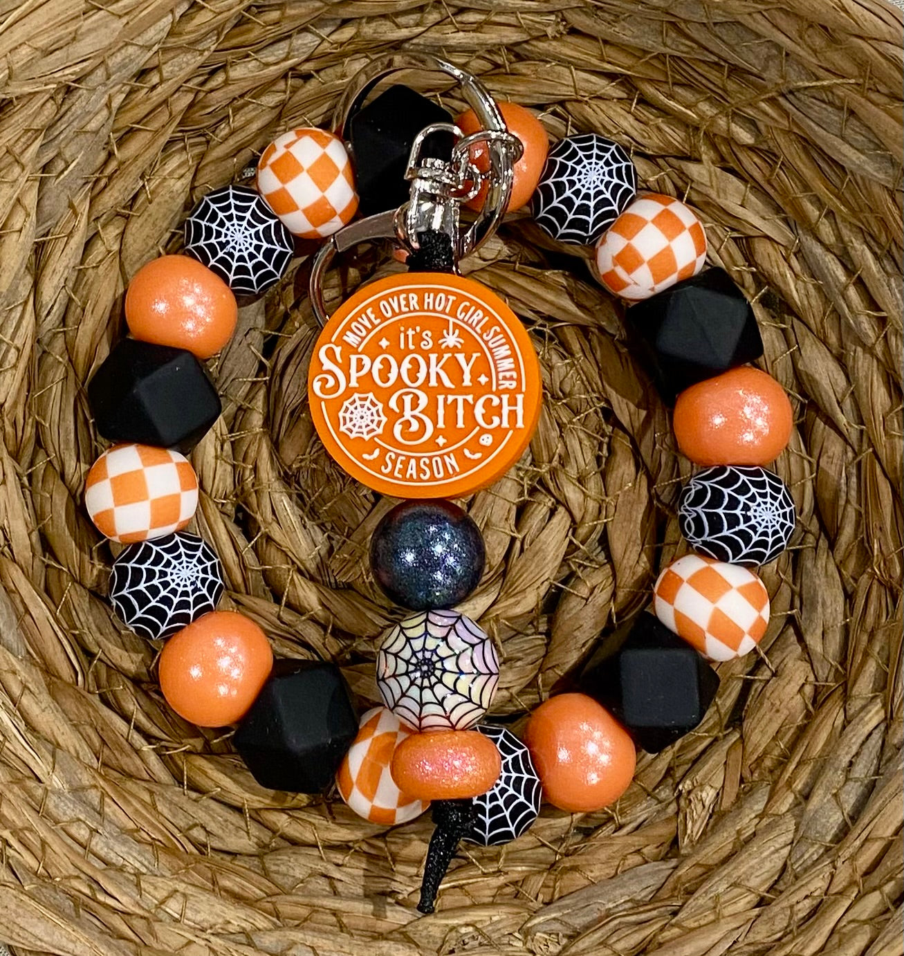 Spooky B Season - Wristlet