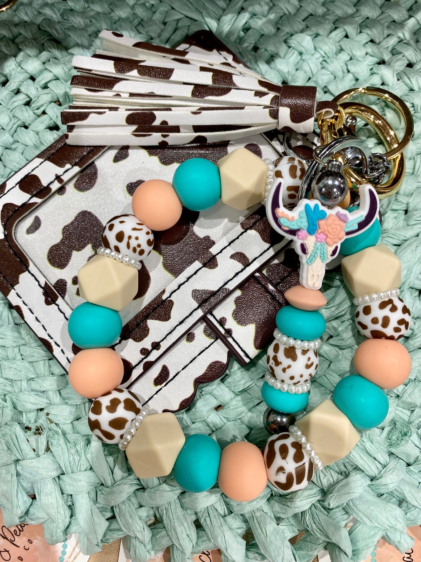 Pearls on the Prairie - Wristlet/Wallet Combo