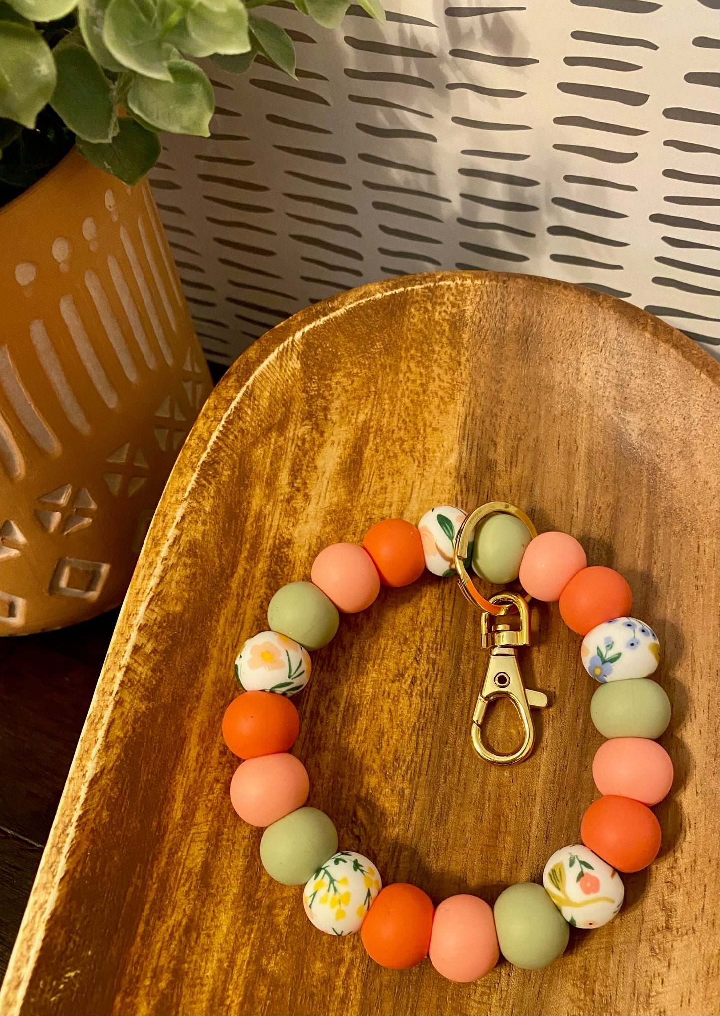 Spring Floral - Wristlet