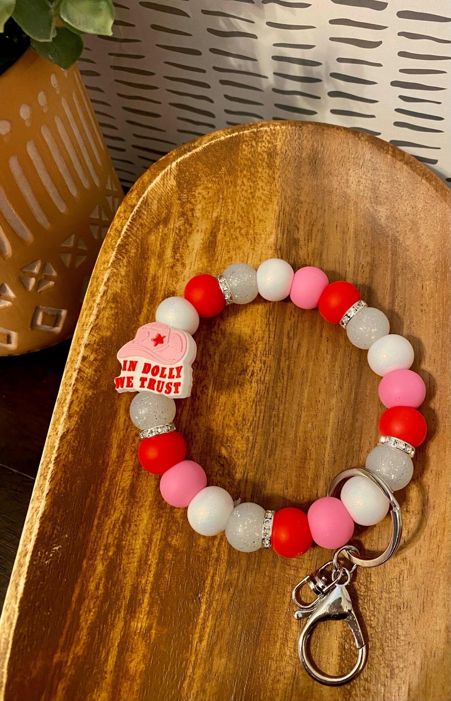 In Dolly We Trust - Wristlet