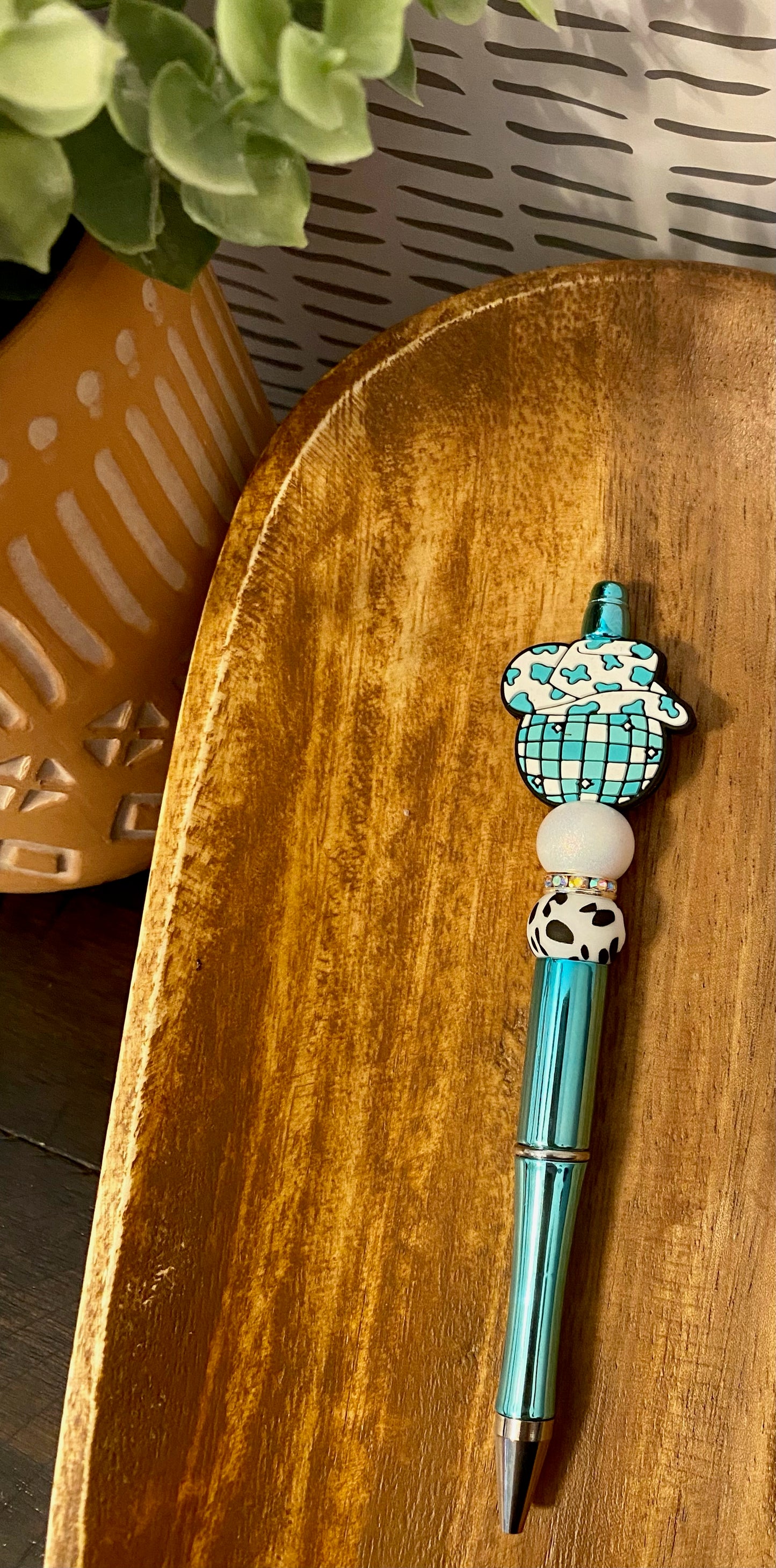 Turquoise Disco Queen - Pen
