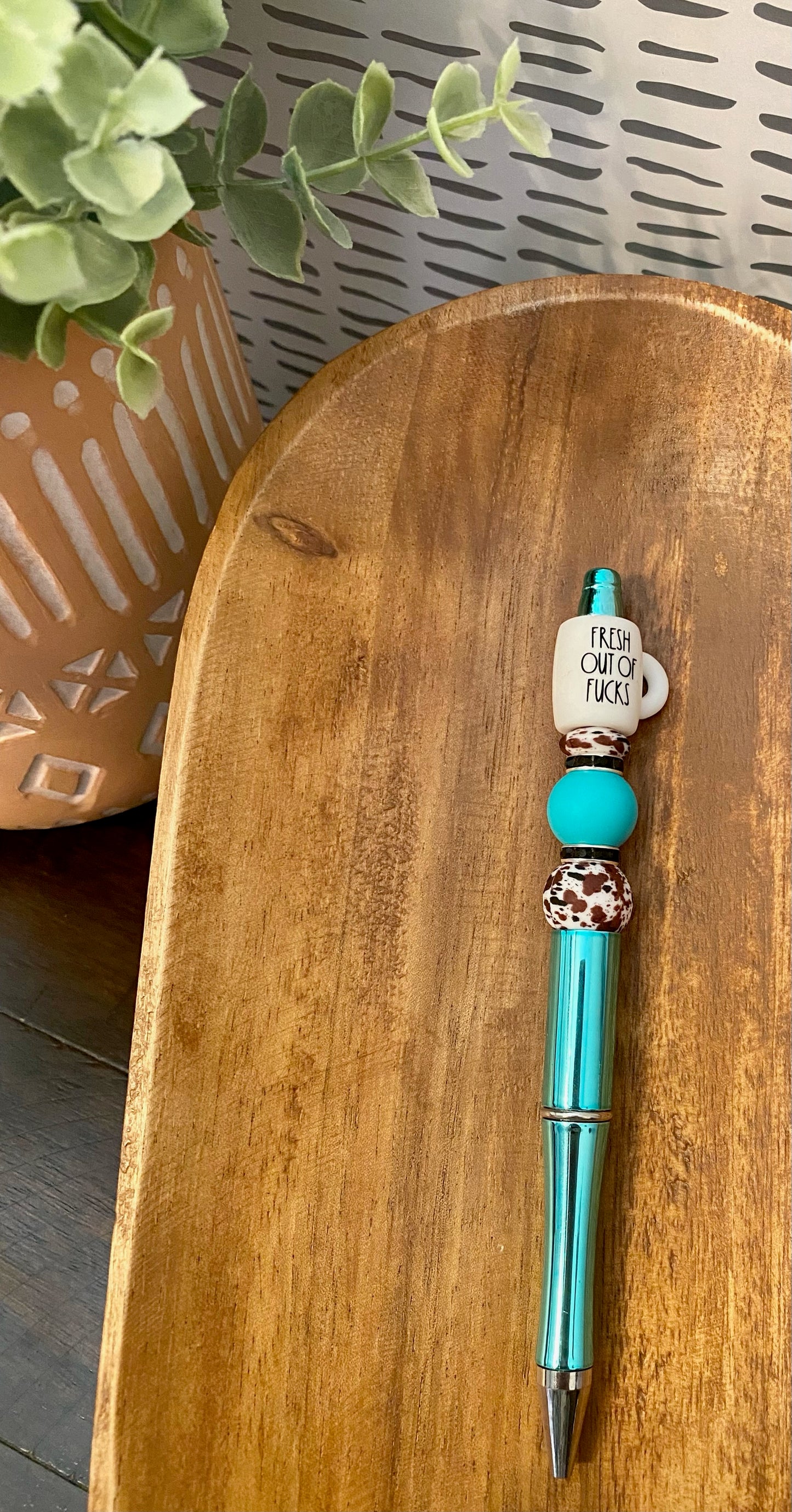 Fresh Out of F**ks Mug Pen