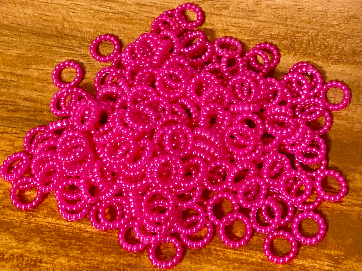 Dark Pink - 10mm Pearl Spacer