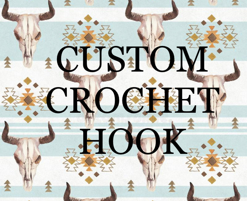 CUSTOM CROCHET HOOK - PARTY