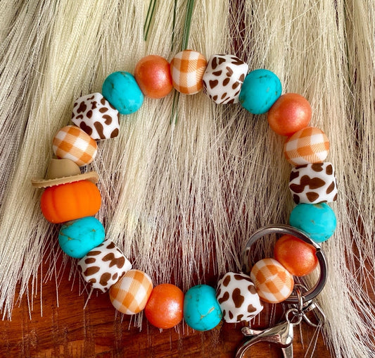 Pumpkin Cowboy - Wristlet