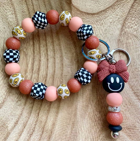 Peachy Smiles - Wristlet