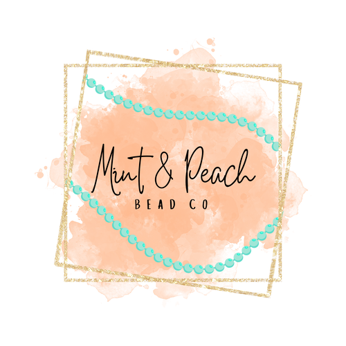 Mint and Peach Bead Co