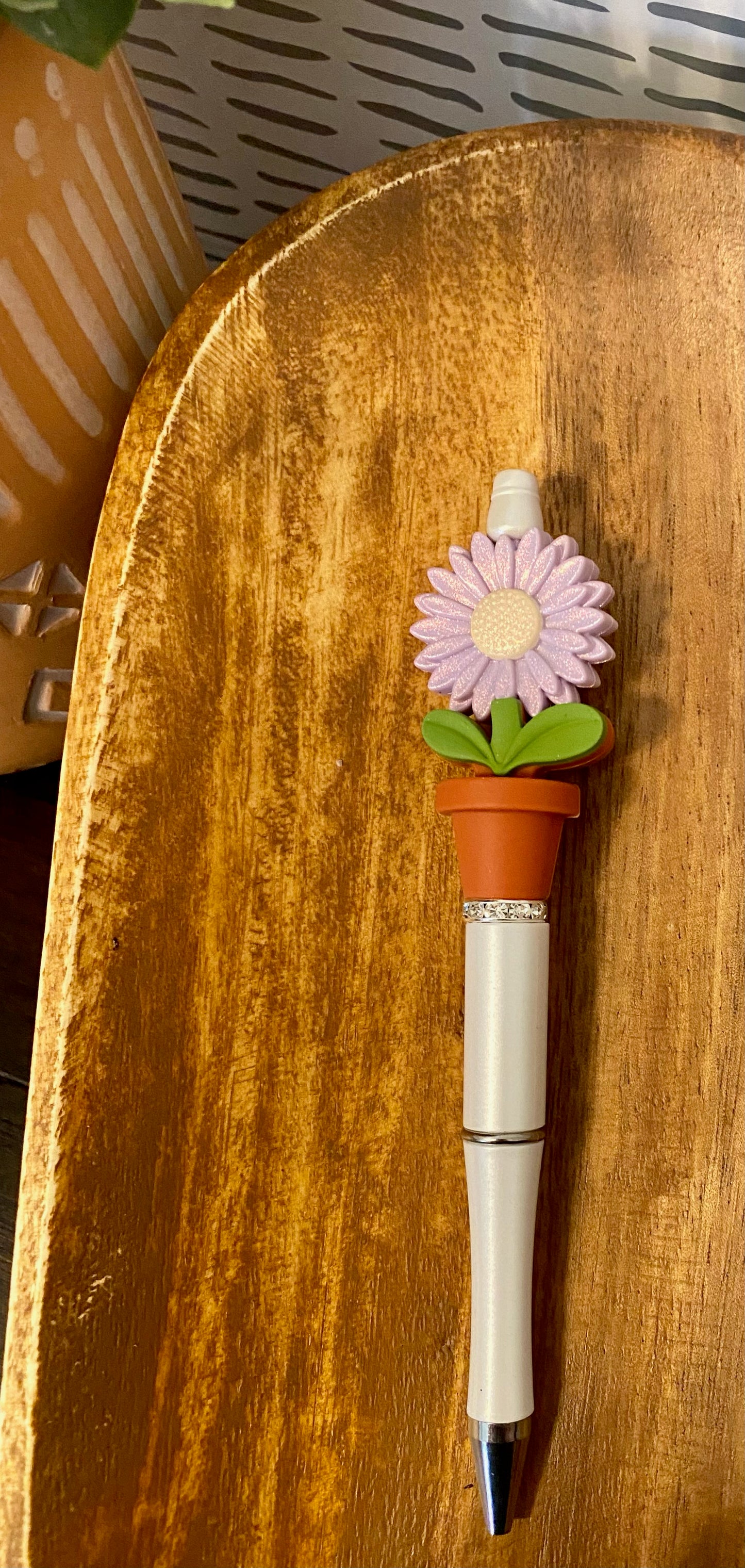 Purple Opal Flower Pot - Pen