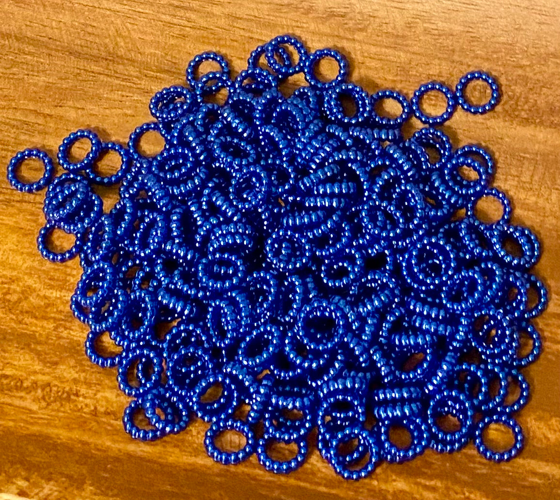 Navy Blue - 10mm Pearl Spacer